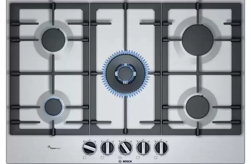 Газовая варочная панель BOSCH PCQ7A5B90