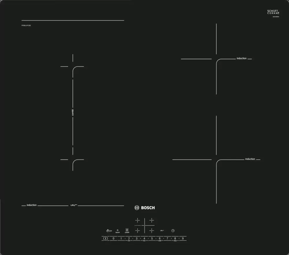 Индукционная варочная панель Bosch PVS611FC5Z