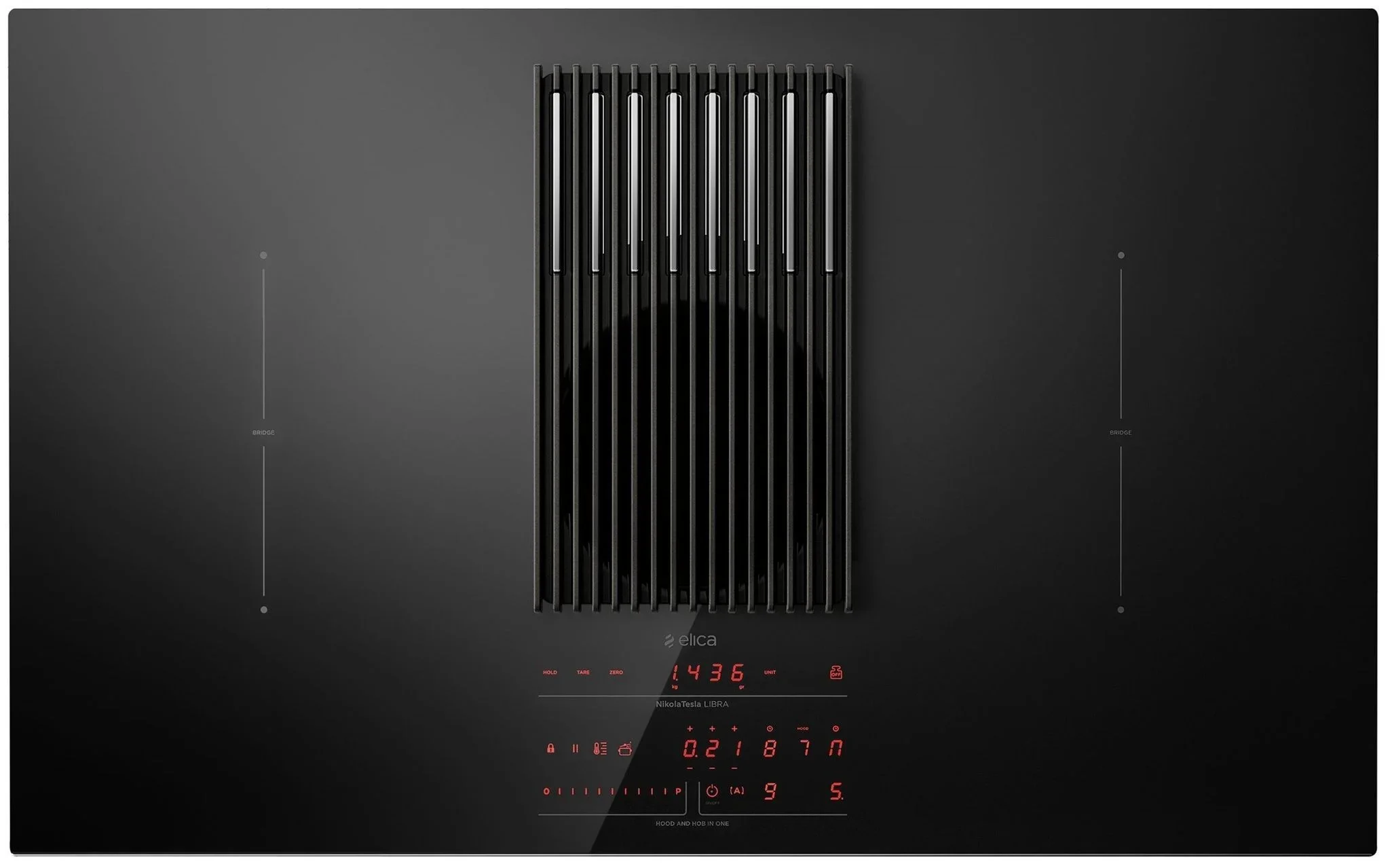 Варочная панель с вытяжкой Elica NIKOLATESLA LIBRA EVO BL/A/83