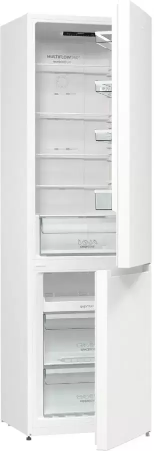 Отдельностоящий двухкамерный холодильник Gorenje NRK6201PW4