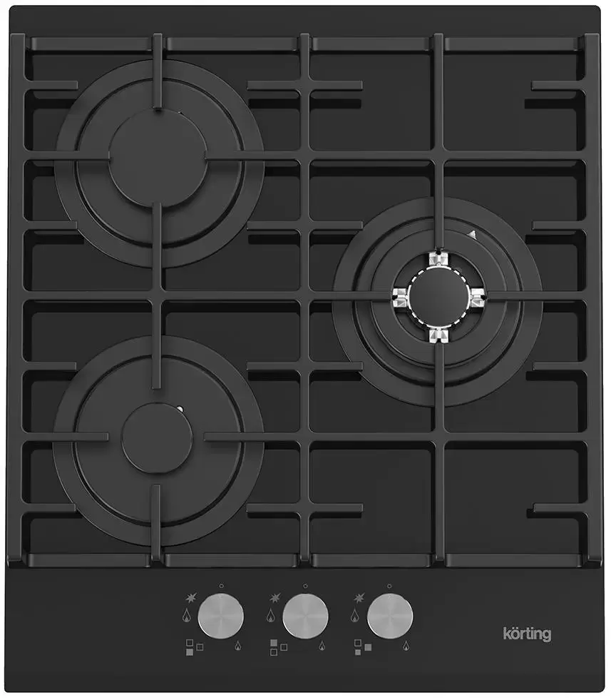 Газовая стеклянная варочная панель Korting HGG 4825 CTN