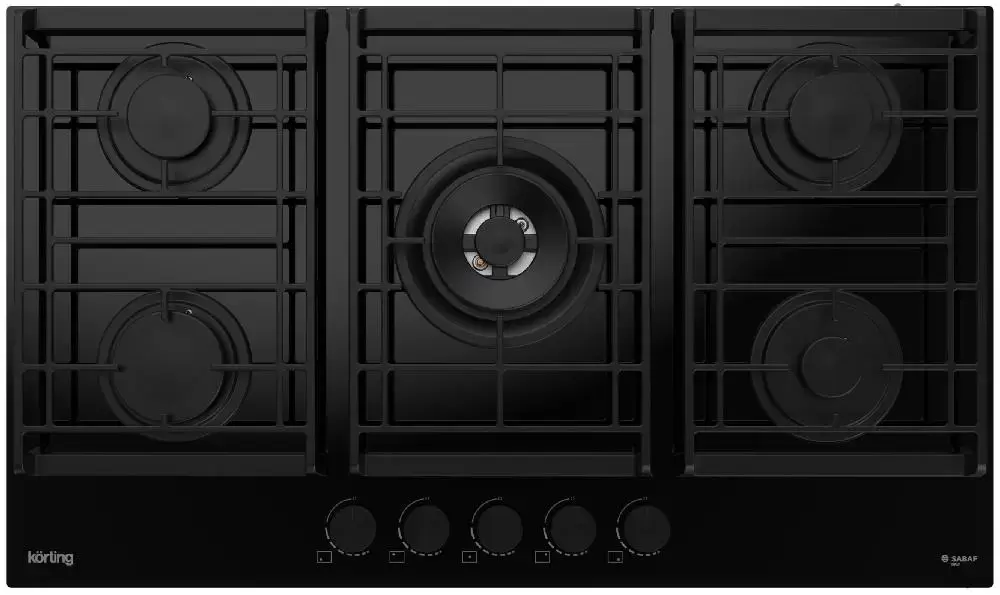 Газовая стеклянная варочная панель Korting HGG 9955 CTN
