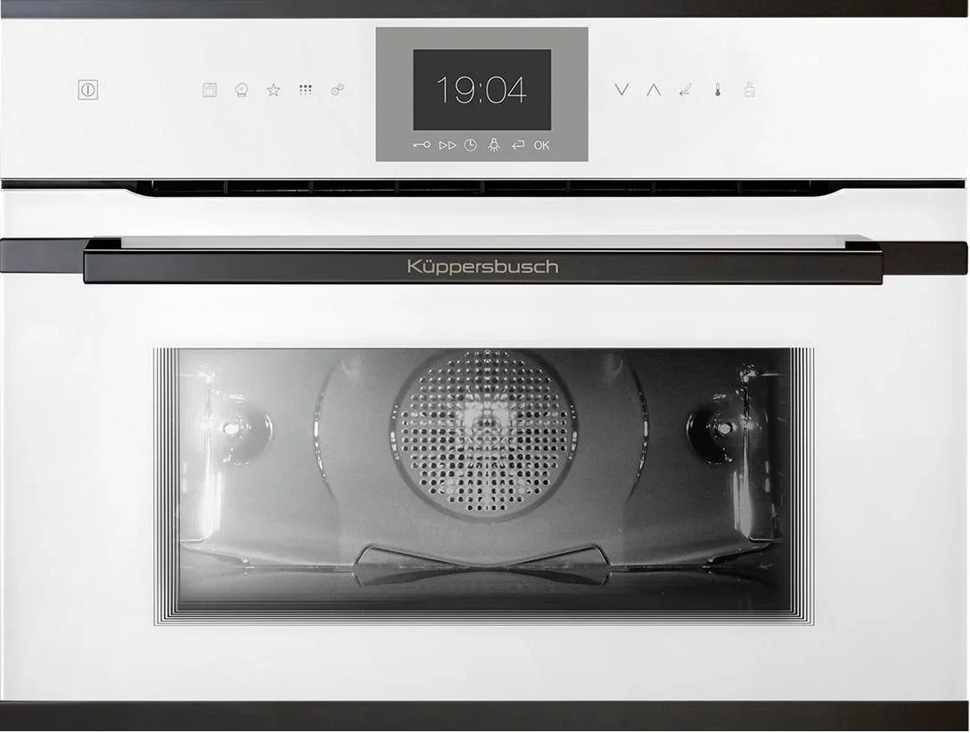 Компактный духовой шкаф с паром Kuppersbusch CBD 6550.0 W6 Black Steel
