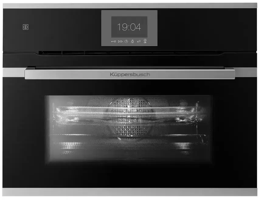 Компактный духовой шкаф с микроволнами Kuppersbusch CBM 6550.0 S1 Stainless Steel