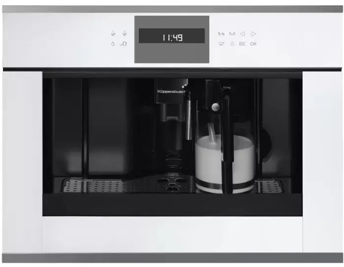 Встраиваемая кофемашина Kuppersbusch CKV 6550.0 W3 Silver Chrome