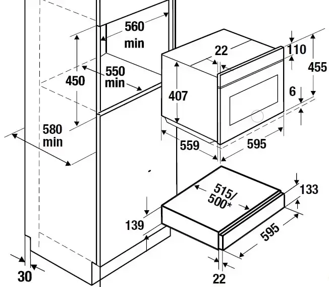 Встраиваемый подогреватель посуды Kuppersbusch CSW 6800.0 KSM
