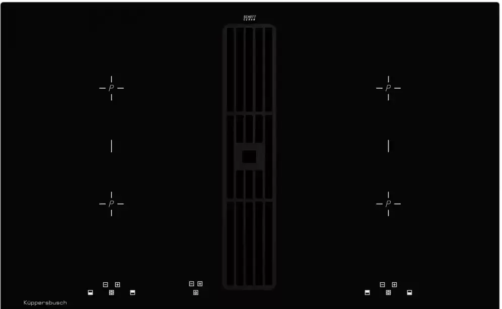 Индукционная варочная панель с вытяжкой Kuppersbusch KMI 8500.0 SR