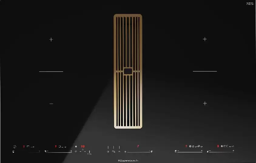 Варочная панель с вытяжкой Kuppersbusch KMI 8590.0 SR Gold