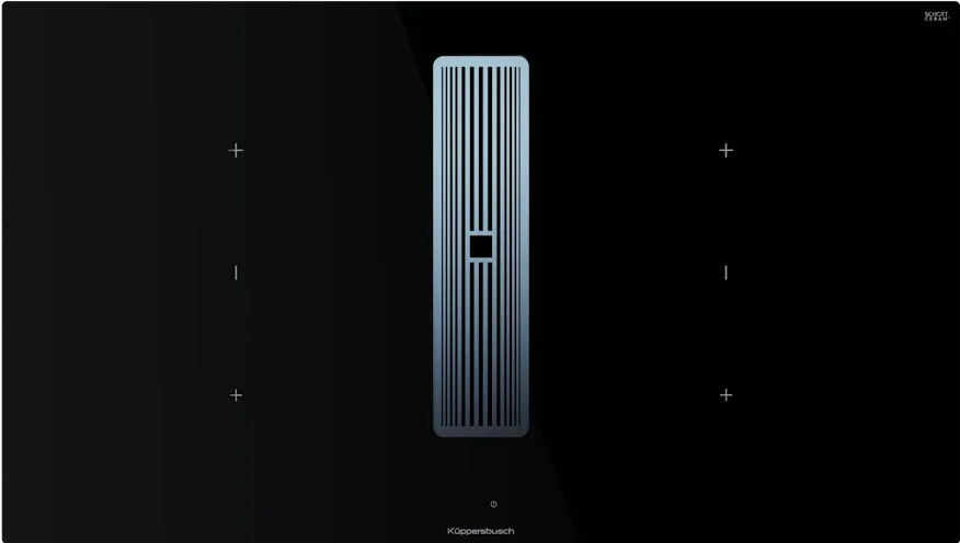 Индукционная варочная панель с вытяжкой Kuppersbusch KMI 9350.0 SR Stainless steel