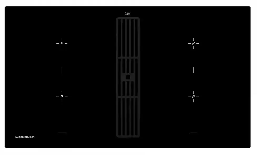 Индукционная варочная панель с вытяжкой Kuppersbusch KMI 9850.0 SR