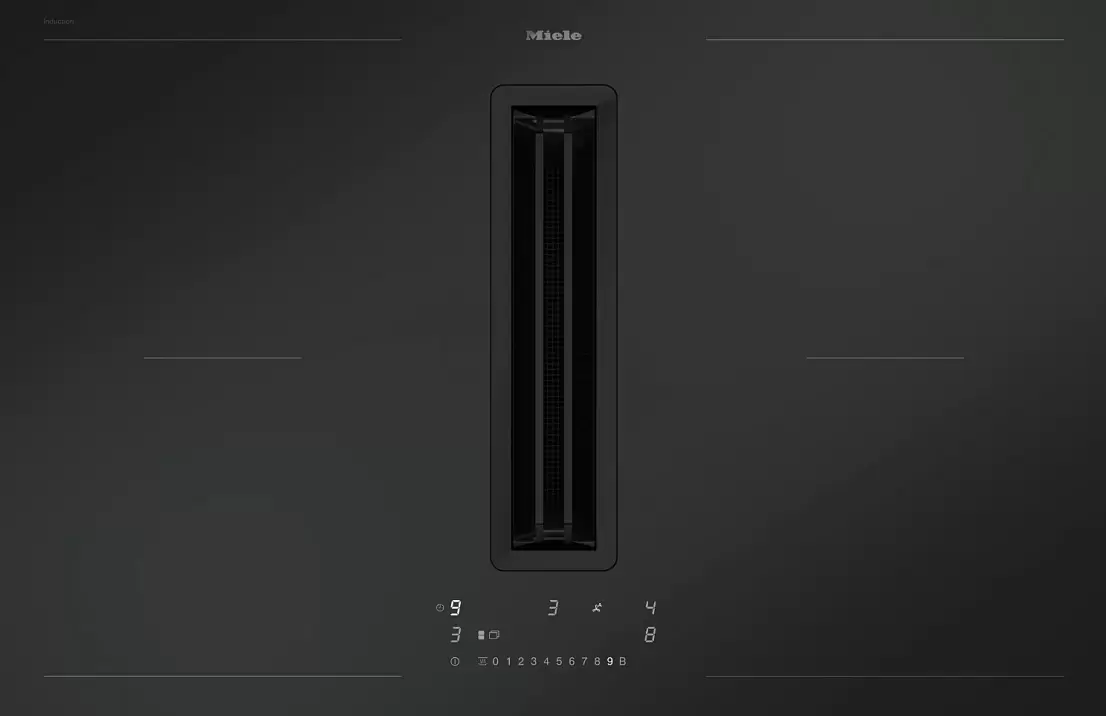 Варочная панель с вытяжкой Miele KMDA 7876 FL-A 125 Gala Ed