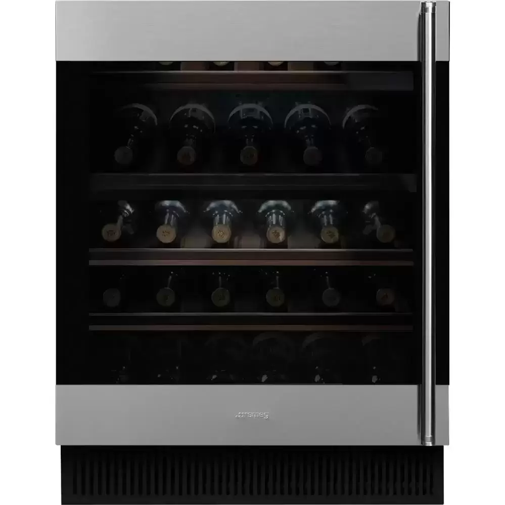 Встраиваемый винный холодильник Smeg CVI338LX3