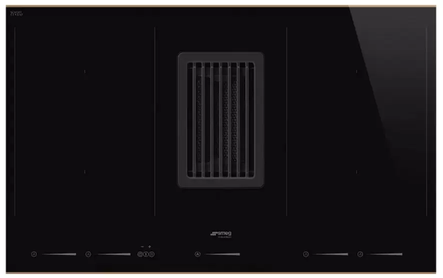 Варочная панель с вытяжкой Smeg HOBD682R1