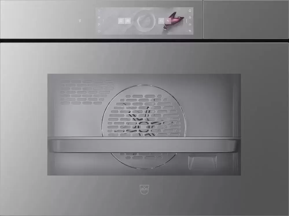 Встраиваемый паровой шкаф V-Zug CombiSteamer V6000 AutoDoor 45 CS6T-23043 платина